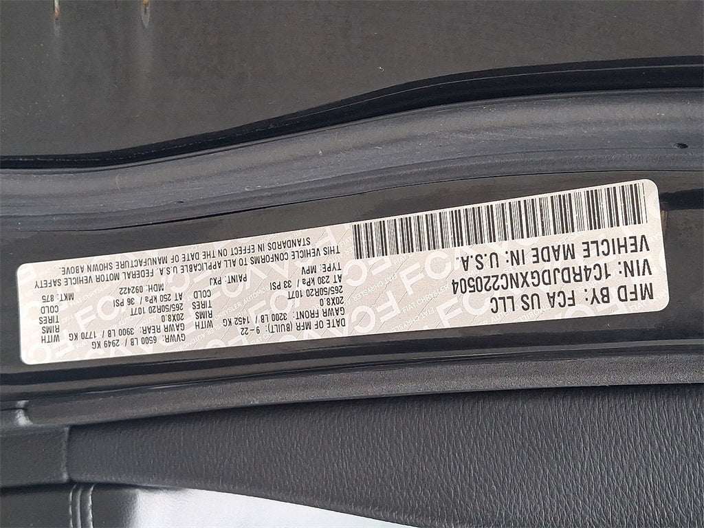 2022 Dodge Durango GT