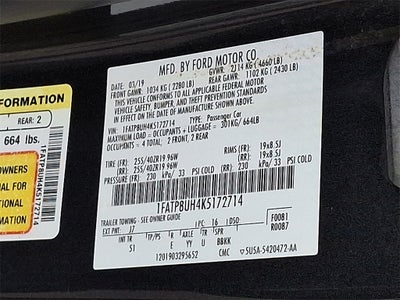 2019 Ford Mustang EcoBoost Premium