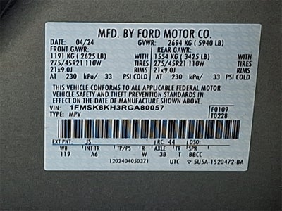 2024 Ford Explorer ST-Line