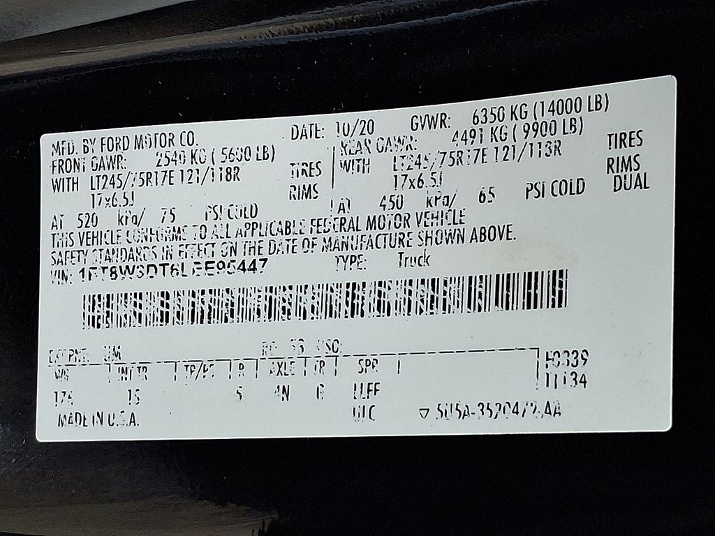 2020 Ford F-350SD XL DRW