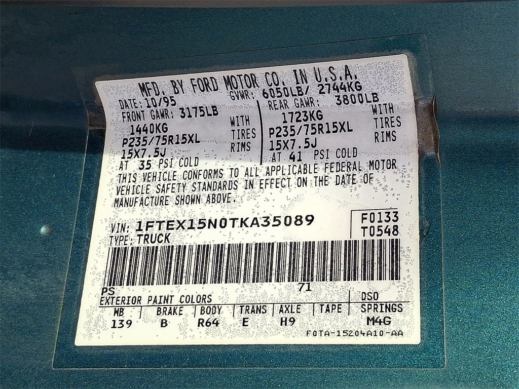 1996 Ford F-150 Base