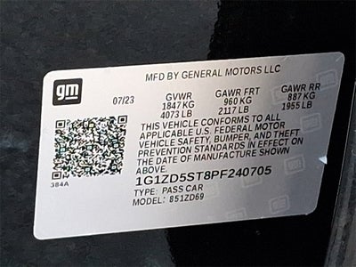 2023 Chevrolet Malibu LT 1LT