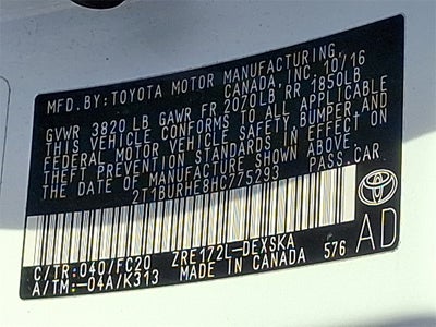 2017 Toyota Corolla L