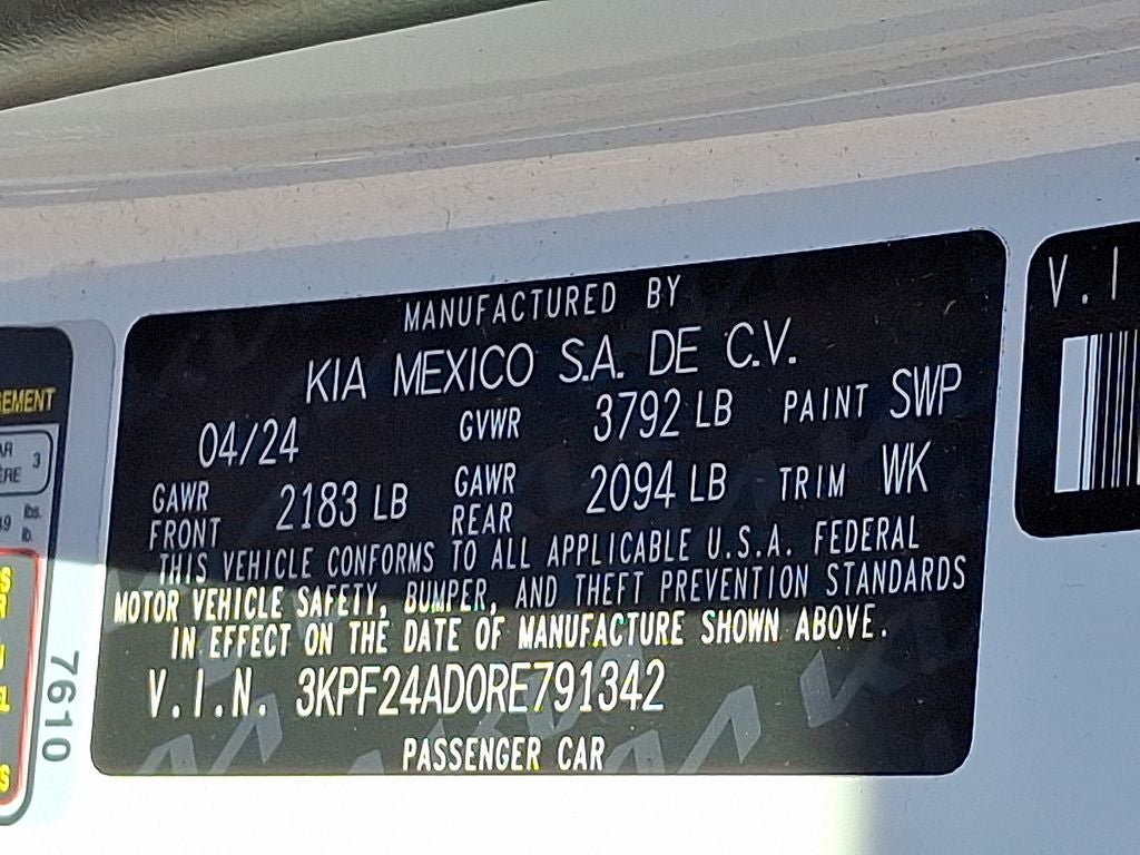 2024 Kia Forte LXS