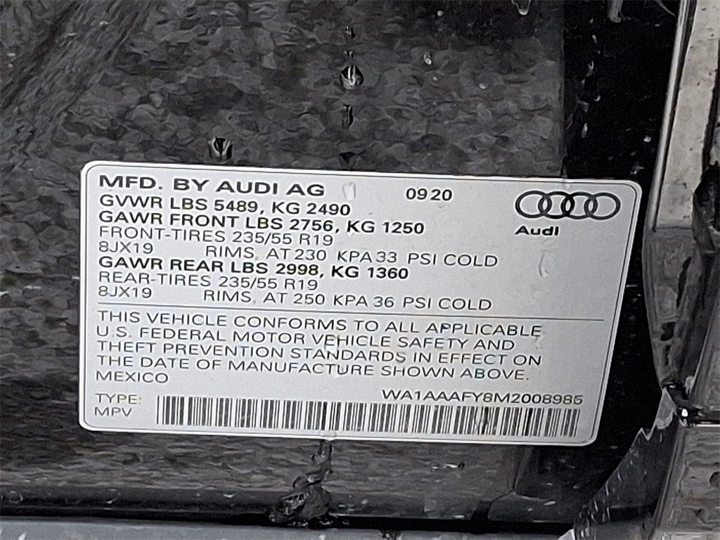 2021 Audi Q5 45 Premium quattro