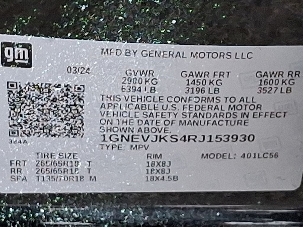 2024 Chevrolet Traverse Z71