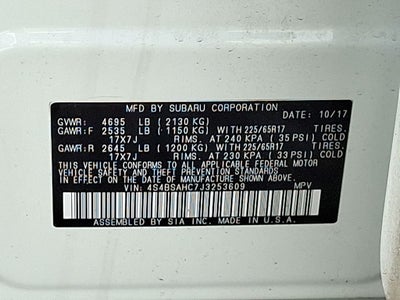 2018 Subaru Outback 2.5i Premium