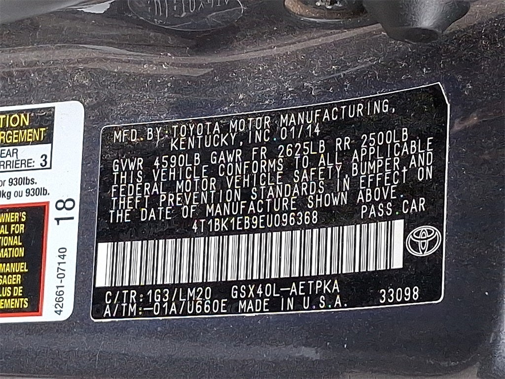 2014 Toyota Avalon Limited