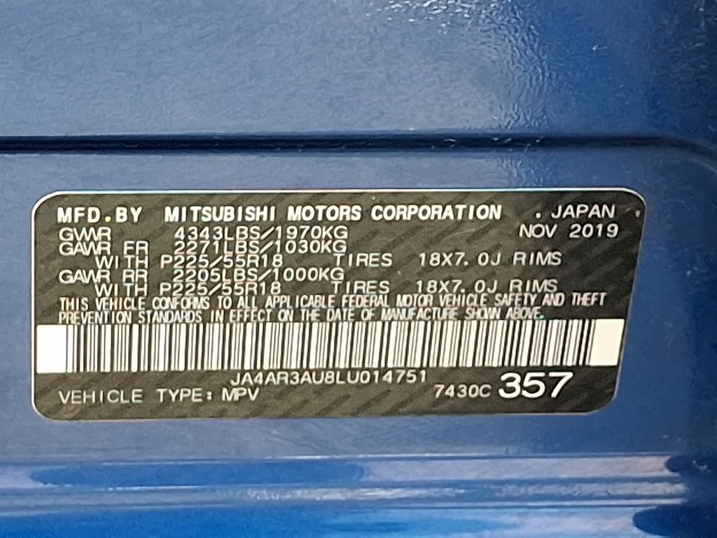 2020 Mitsubishi Outlander Sport 2.0 ES