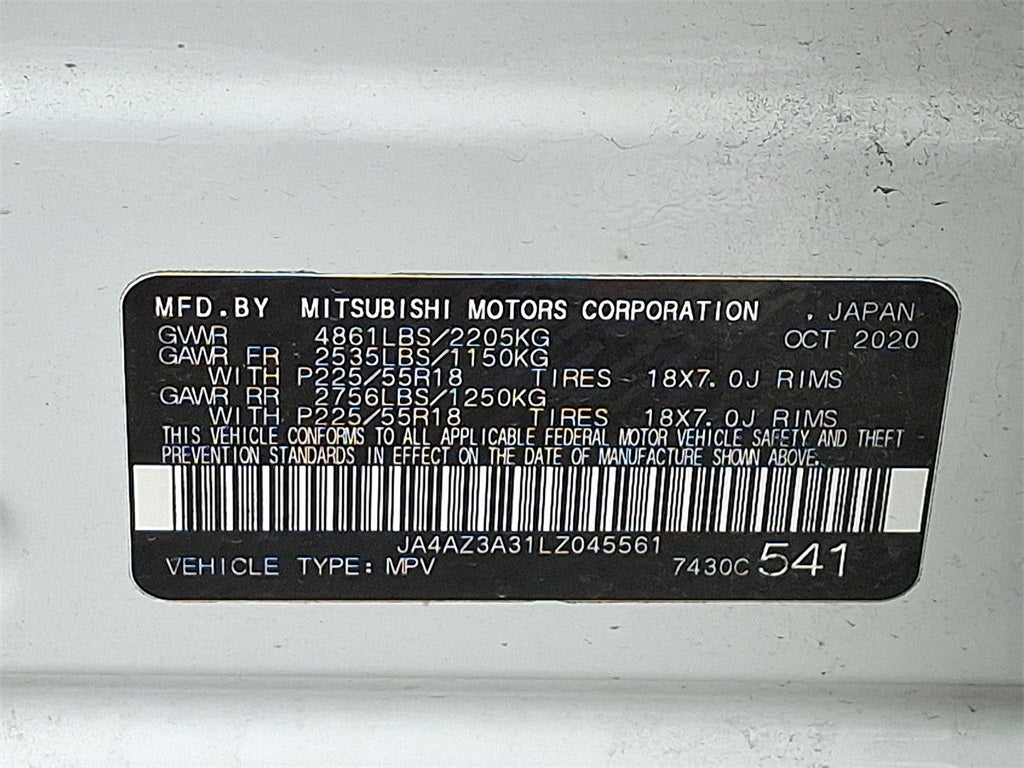 2020 Mitsubishi Outlander ES