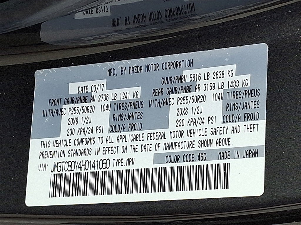 2017 Mazda Mazda CX-9 Grand Touring