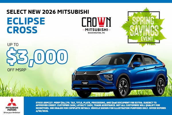 Select New 2026 Mitsubishi Eclipse Cross