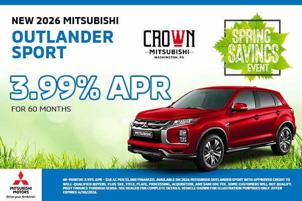 New 2026 Mitsubishi Outlander Sport