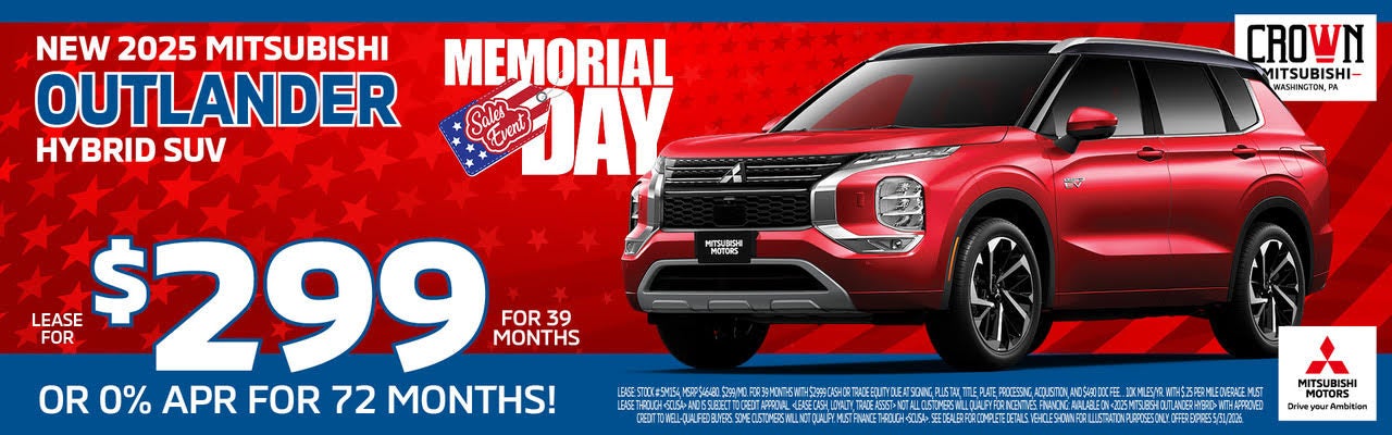 Lease for $299 for 39 Months 
